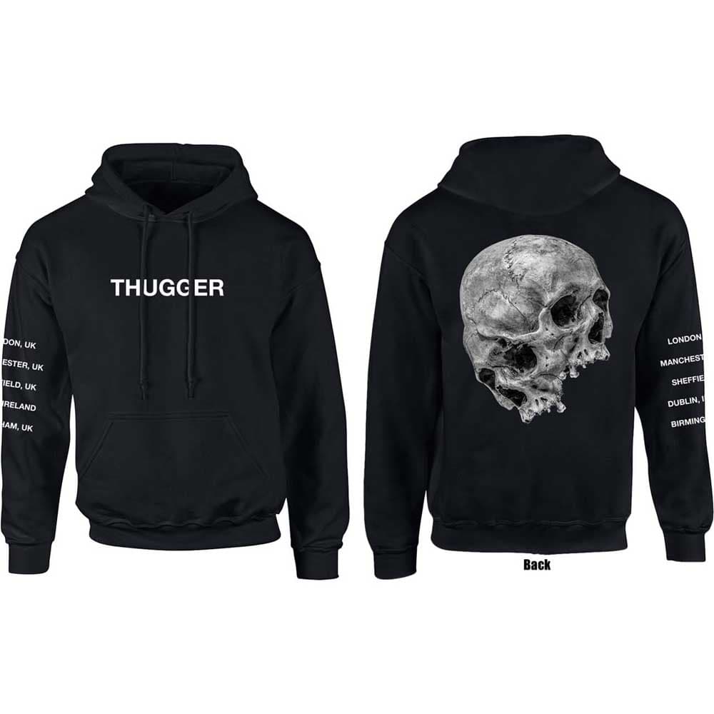 Young Thug Unisex Pullover Hoodie: Skull Date (Sleeve Print) (X-Large)