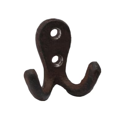 CGB Giftware Traditional Hat & Coat Double Cast Iron Hook