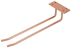 Lido glasbøjle, 30 cm, kobberlak, loftmontering