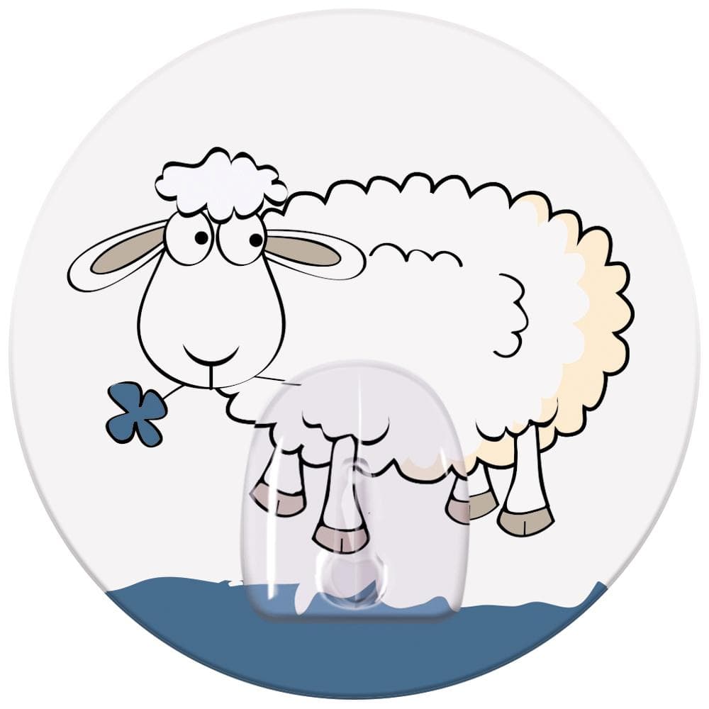 Tatkraft, Funny Sheep Bella - Selvklebende Veggkrok