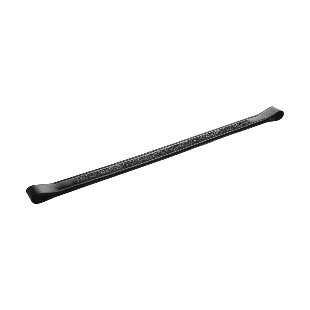 Hy Encrusted Padded Leather Brow Band