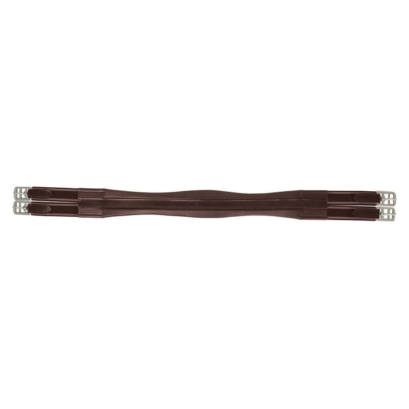 Hy COMFORT läder vadderad dubbel elastisk Atherstone girth