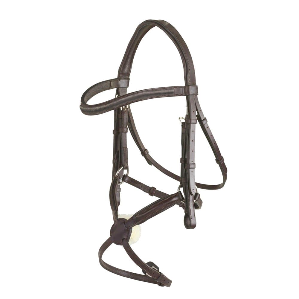 Mark Todd Plain Raised Bridle with Grackle Noseband