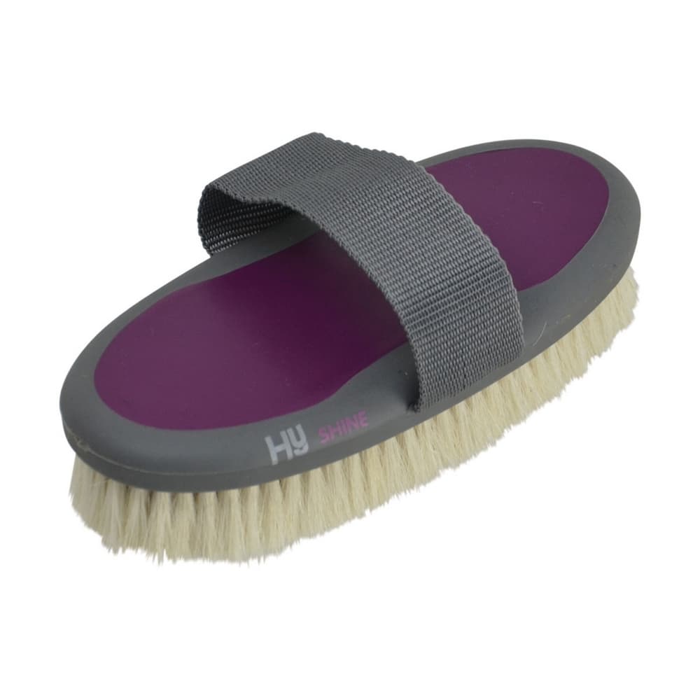 HySHINE Active Groom Goat Hair Body Brush