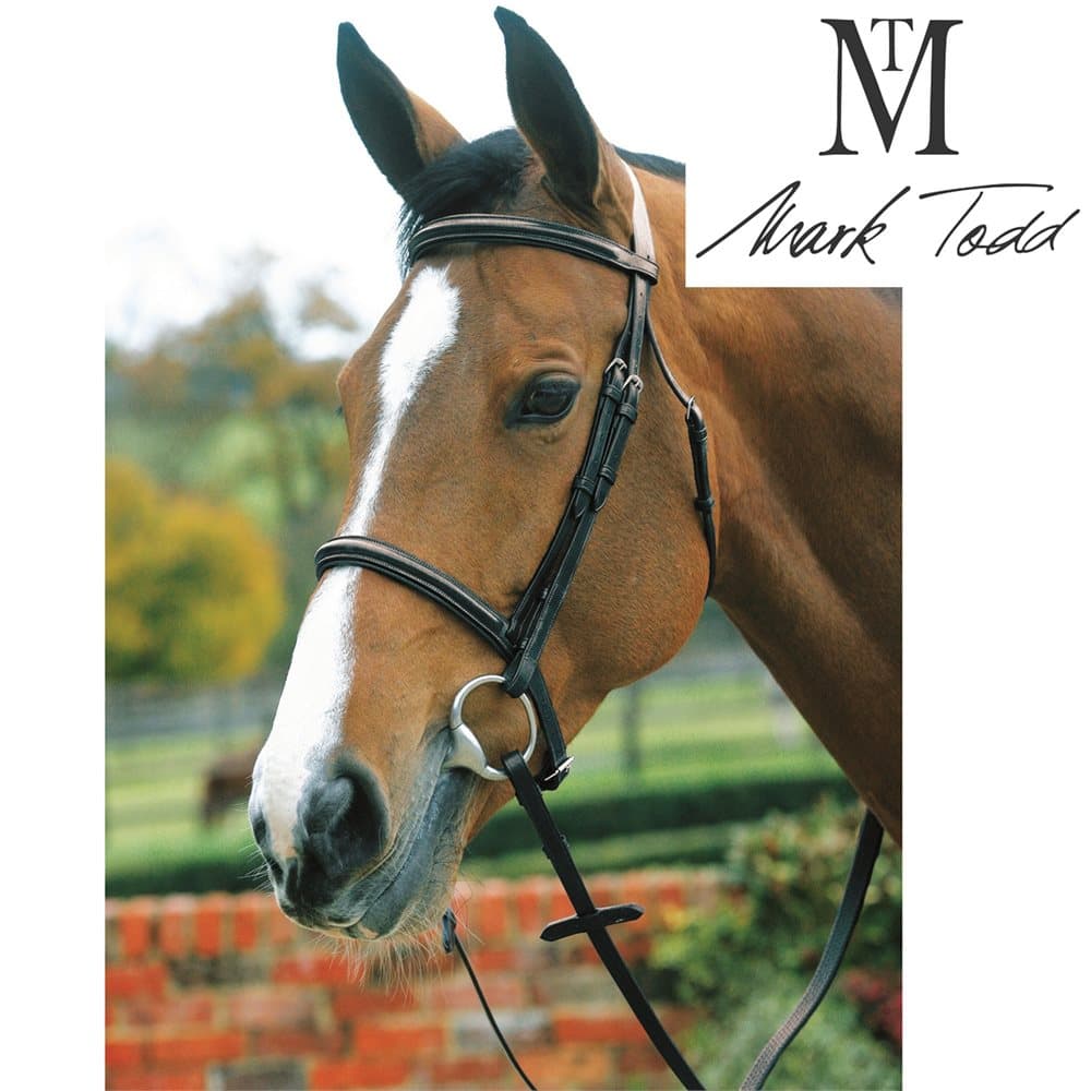 Mark Todd Plain Raised Bridle with Cavesson Noseband