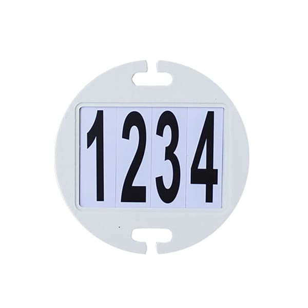 Equidisc 4 Number Disc White One Size