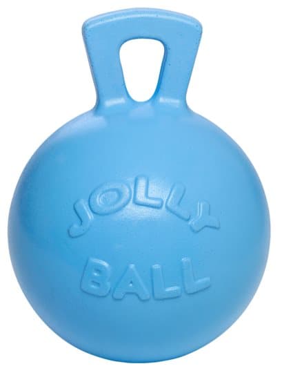 Jolly Ball LIGHT BLUE "Blueberry duft" 25cm- Blød legekugle, som hesten kan underholde sig i timevis med
