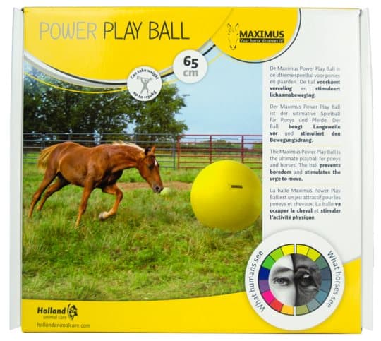 Maximus Power Play Ball - loistava pallo ponille ja hevosille. Pallo estää tylsyyden ja rohkaisee liikuntaan