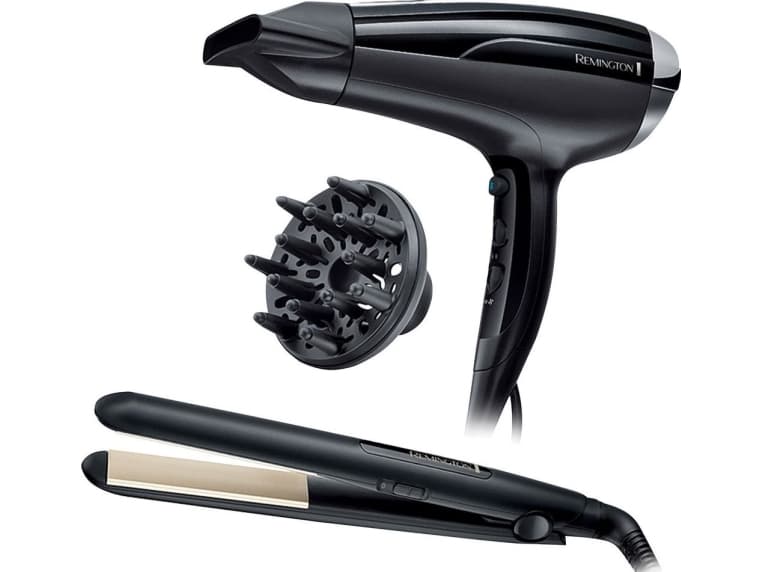 Remington S1510 + D5215 - Pakke med Glattejern & Hårtørrer på 2300 w