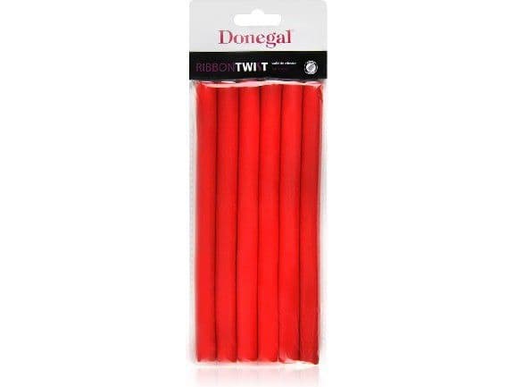 Donegal HAIR ROLLERS Ribbon Twist 1.3/18cm (5004) 1 box - 6 pcs