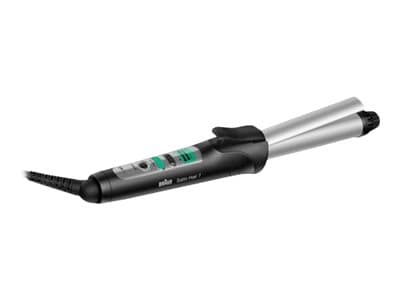 Braun Satin Hair EC 1 - Krøllejern - svart / sølv