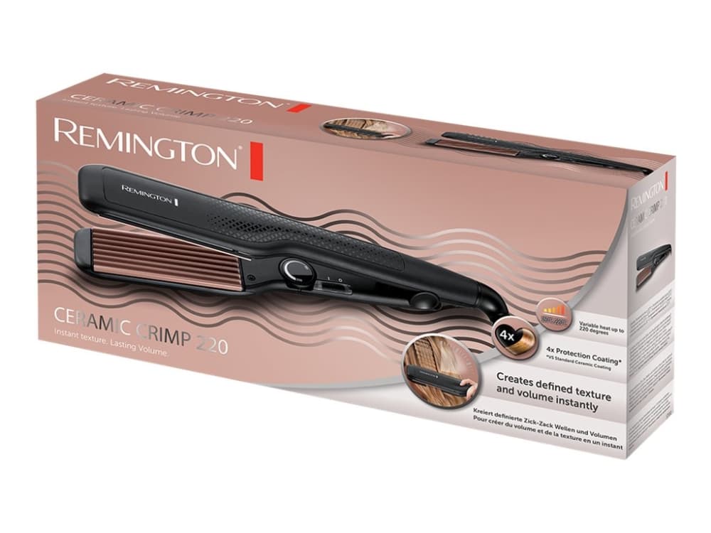 Remington CERAMIC CRIMP 220 - Hårglatter/Kreppejern