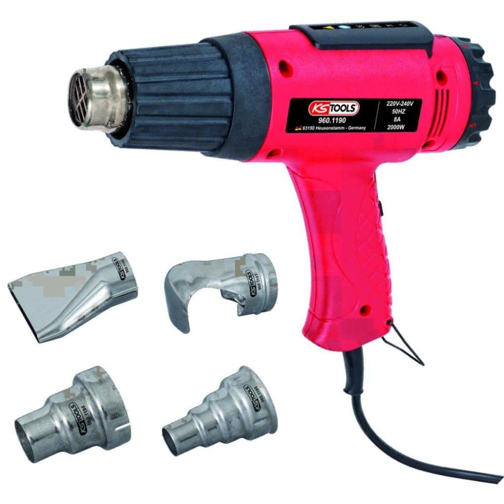 KS Tools Kuumailmapuhallin Sarja 5-osaa