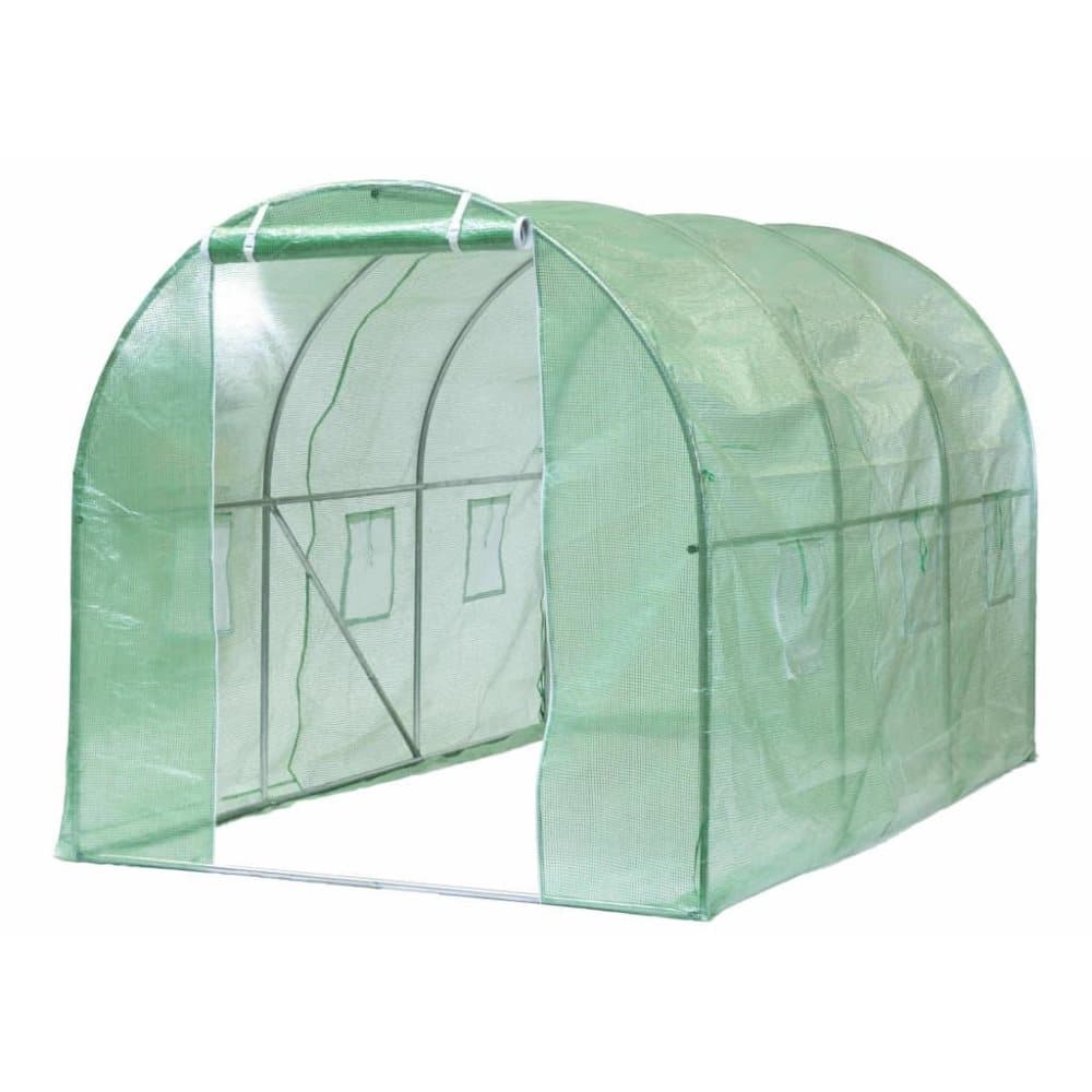 Nature Drivhus 3,5x2x2 m grønn