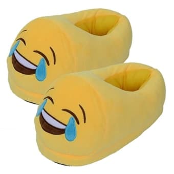 Emoji tofflor vuxna