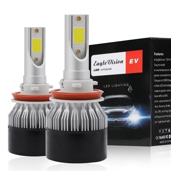 Led konvertering strålkastare 2 Pack Lampa H8 H9 H11 Led konvertering strålkastare 2 Pack Lampa H8 H9 H11 18W