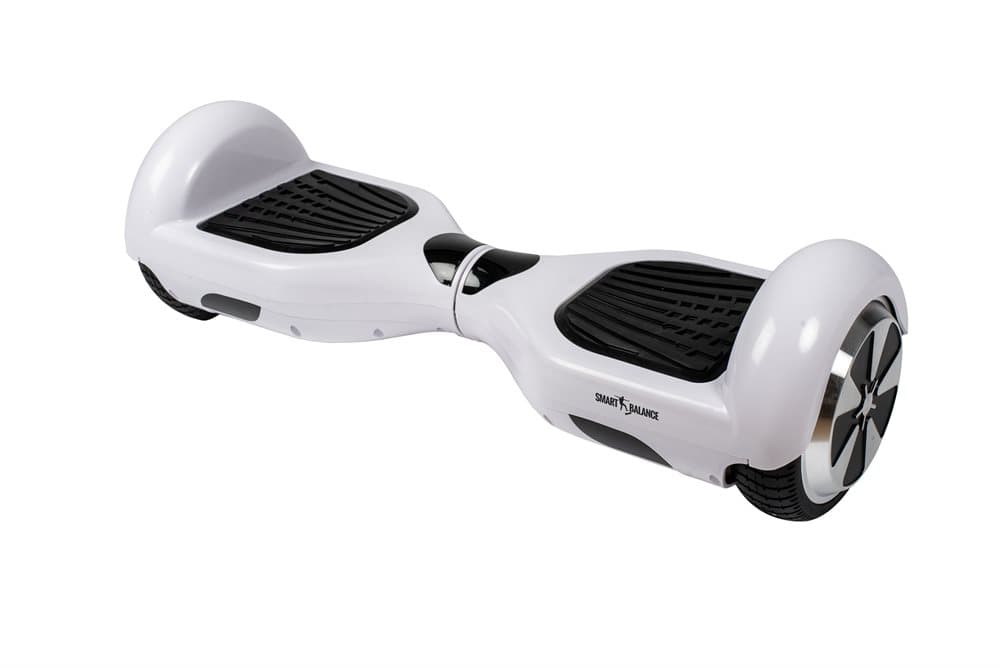 Hoverboard Smart Balance™ Premium Brand, Regular White, 6,5 tums