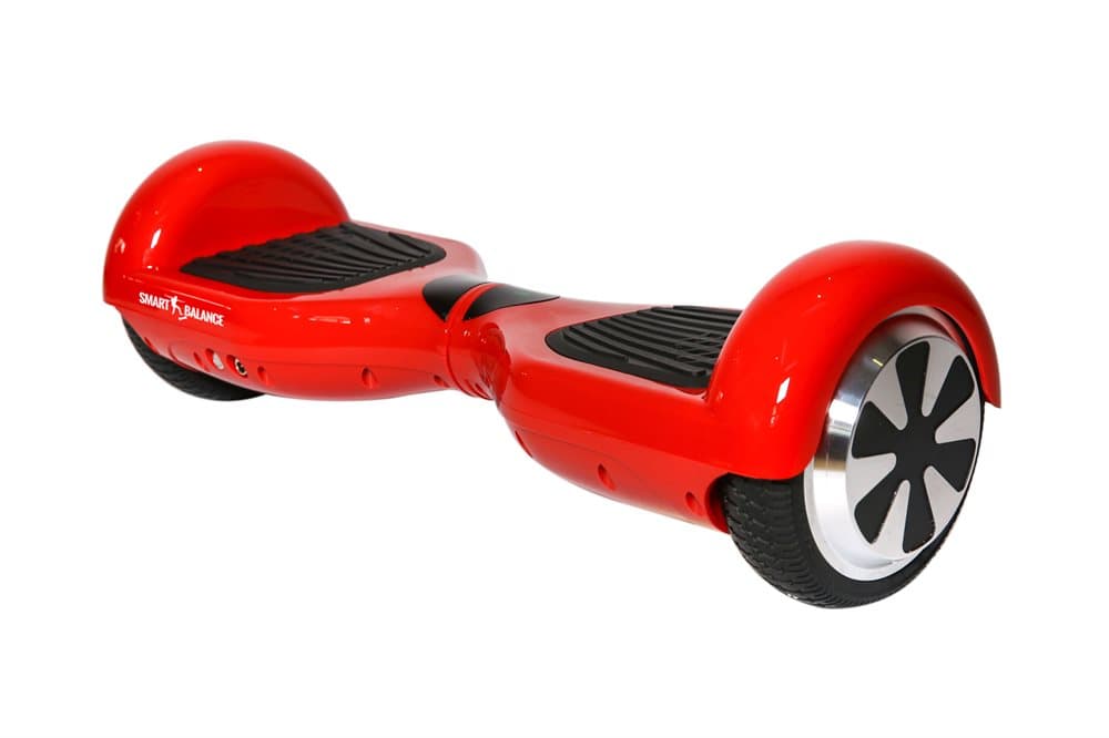 Hoverboard Smart Balance™ Premium Brand, Regular Red, 6,5 tums, Bluetooth, AutoBalans