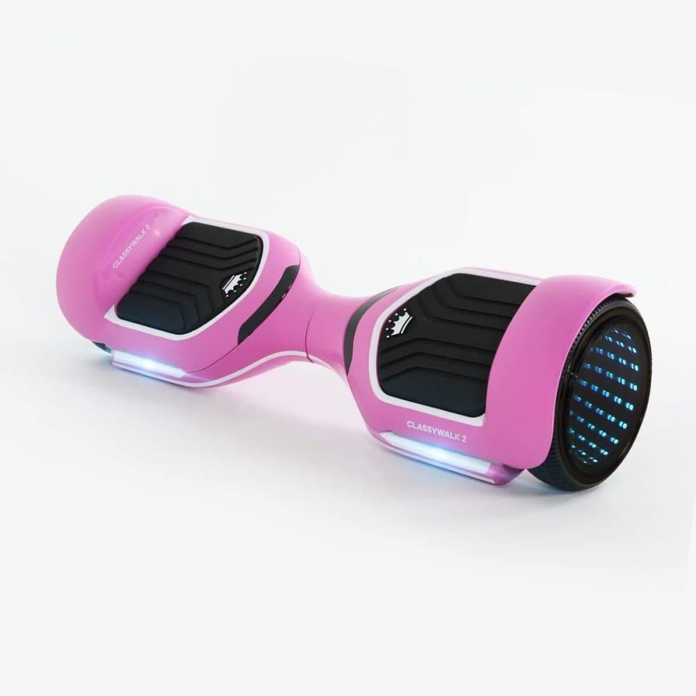 ClassyWalk® 2 LED Hoverboard - Rosa/Hvit