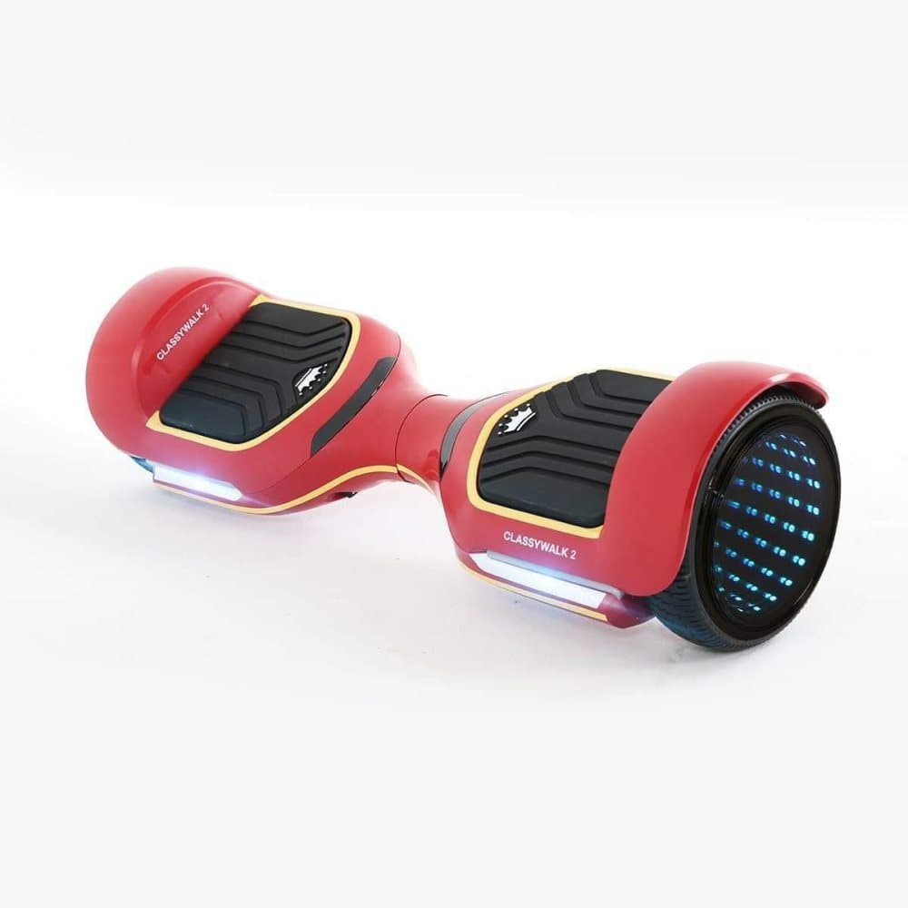 ClassyWalk® 2 LED Hoverboard - Rød/Gul