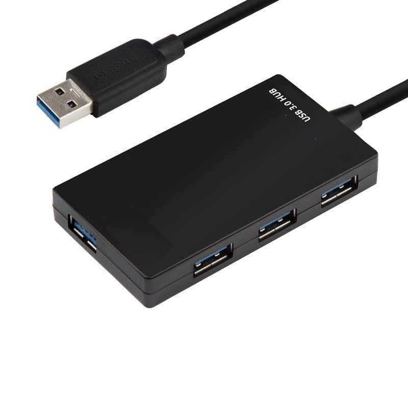 4-Port USB 3.0 Ultra Slim Data Hub - Black