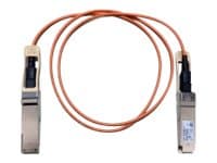 Cisco - Nätverkskabel - QSFP+ till QSFP+ - 3 m - fiberoptisk - SFF-8436 - aktiv - beige