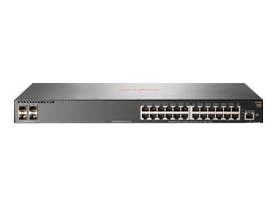 HPE Aruba 2930F 24G 4SFP+ - Switch - L3 - Administrerad - 24 x 10/100/1000 + 4 x 1 gigabit/10 gigabit SFP+ (upplänk) - rackmonterbar