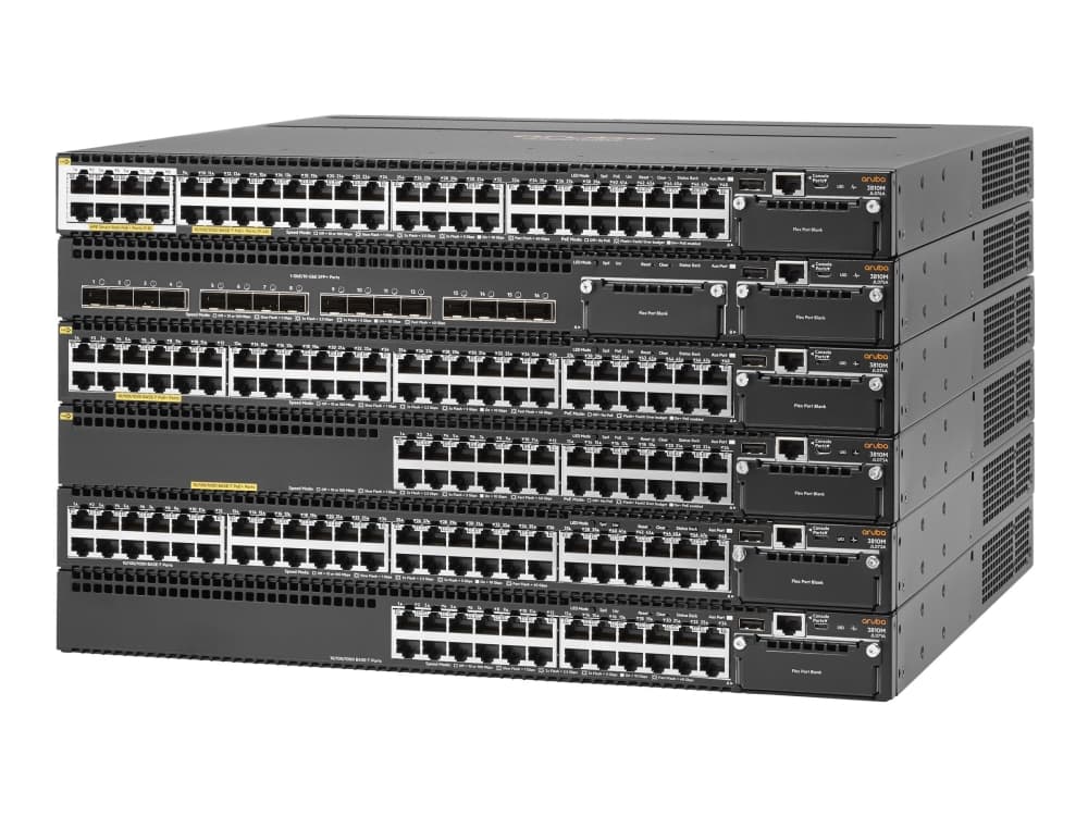 HPE Aruba 3810M 16SFP+ 2-slot Switch - Switch - L3 - Styrt - 16 x 10 Gigabit SFP+ - rackmonterbar