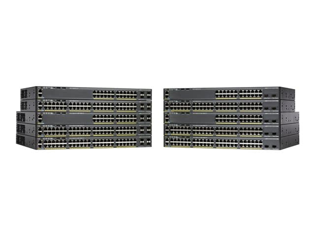 Cisco Catalyst WS-C2960XR-48FPD-I, hanterad, L2, Gigabit Ethernet (10/100/1000), Full duplex, Strömförsörjning via Ethernet (PoE) stöd, Rackmontering
