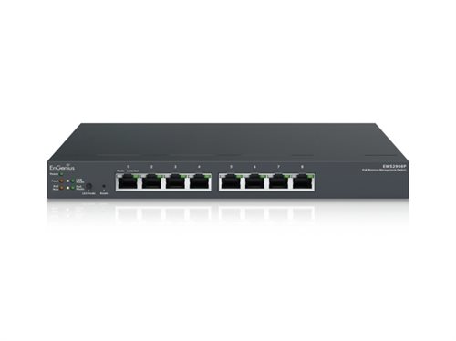 Bild av EnGenius EWS2908P, hanterad, L2, Gigabit Ethernet (10/100/1000), Full duplex, Strömförsörjning via Ethernet (PoE) stöd