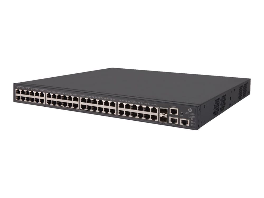 HPE 1950-48G-2SFP+-2XGT-PoE+ - Switch - L3 - Styrt - 48 x 10/100/1000 (PoE+) + 2 x 10 Gigabit Ethernet / 1 Gigabit Ethernet SFP+ + 2 x 10Gb Ethernet