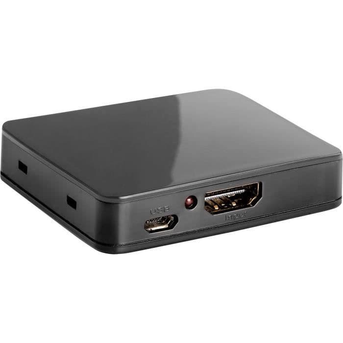 LINDY Splitter HDMI Compact - 2 portar 4K 30 Hz