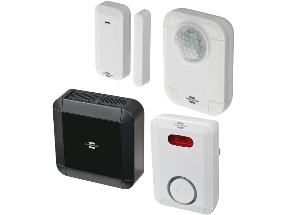 Brennenstuhl 1294820, Svart, Hvit, 868.3 MHz, IP20, RF kabel-fri, RF kabel-fri, RF kabel-fri