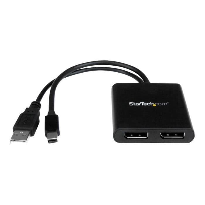 STARTECH.COM Multi-Display Mini DisplayPort til 2x DisplayPort Splitter - 2-Port MST Hub