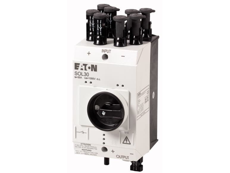 Eaton SOL30/4MC4, Toggle switch, 2P, Koblet med ledninger (ikke trådløs), Svart, Hvit, IP65, TÜV