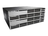 Cisco Catalyst 3850-48T-S - Switch - L3 - Styrt - 48 x 10/100/1000 - stasjonær, rackmonterbar