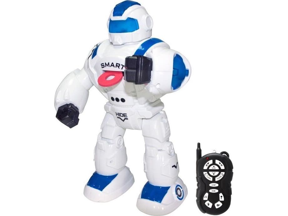 Iron Soldier radio robot that shoots pucks