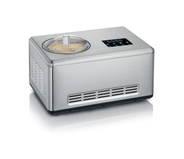 Severin EZ 7405, Kompressor-iskremmaskin, 2 l, 30 min, 1 boller, Rustfritt stål, Berøring