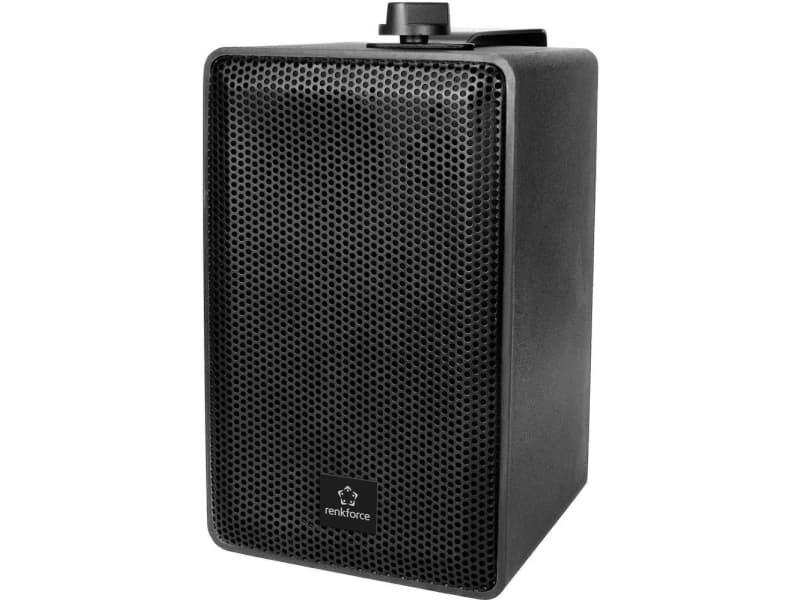 Reolhøjttaler Renkforce RL100W BK 100 W Sort 1 pair