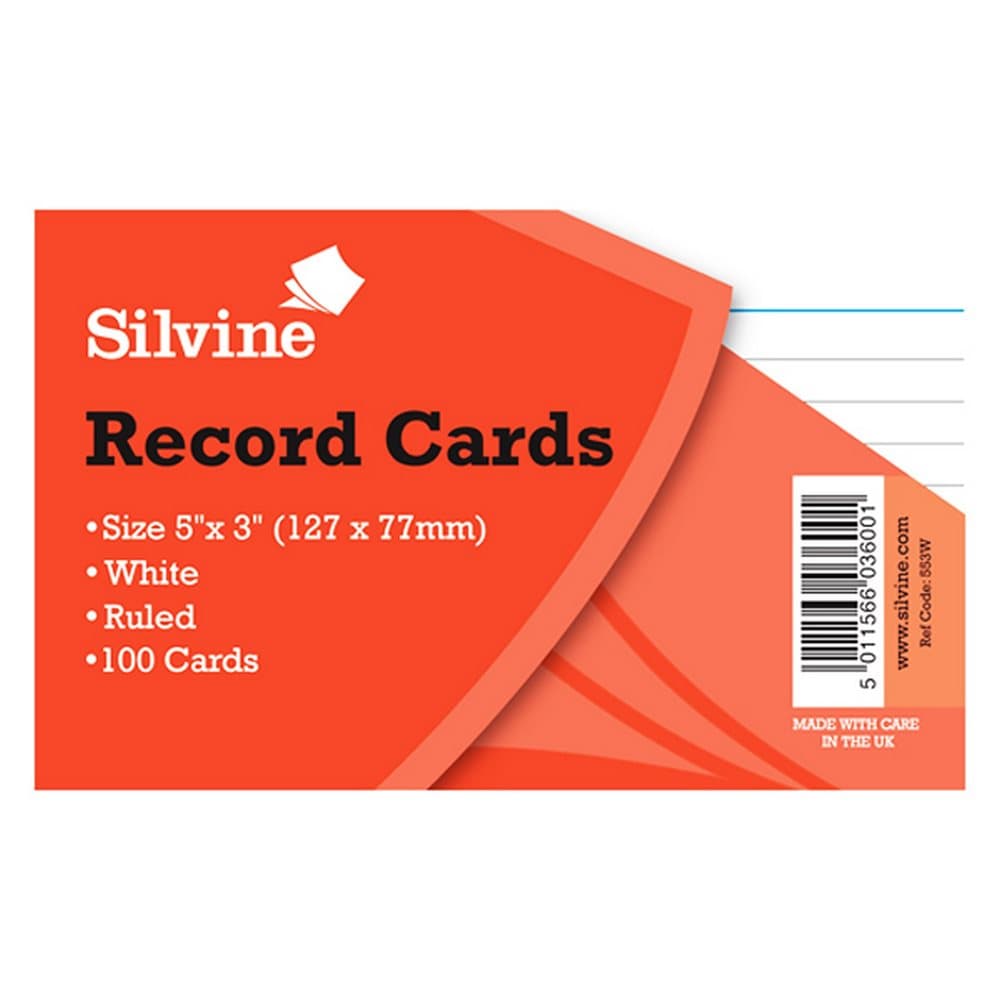 Silvine Små postkort Pencil Feint 100 ark