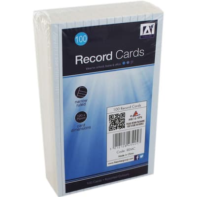 Anker Record Cards (Pack of 100)