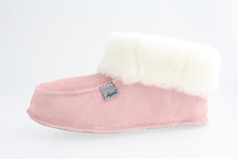 Pälstofflor Axelda Art 3304 Rosa Fårskinnstofflor Toffel