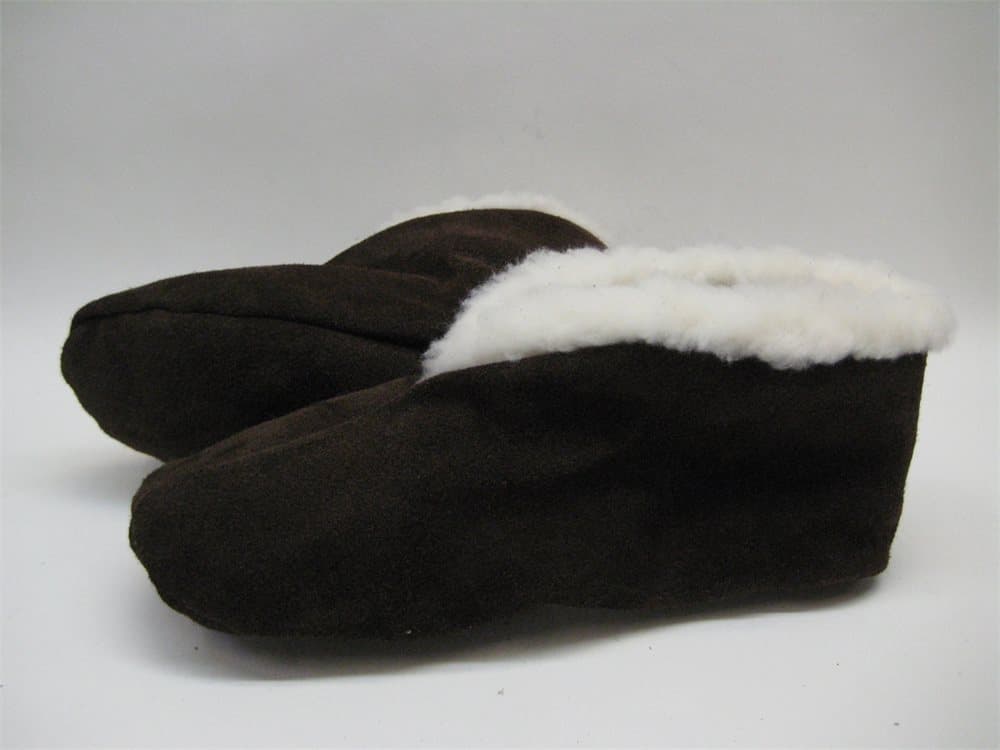 Pälstofflor mörk brun (Spansk innetoffel) innetofflor tofflor