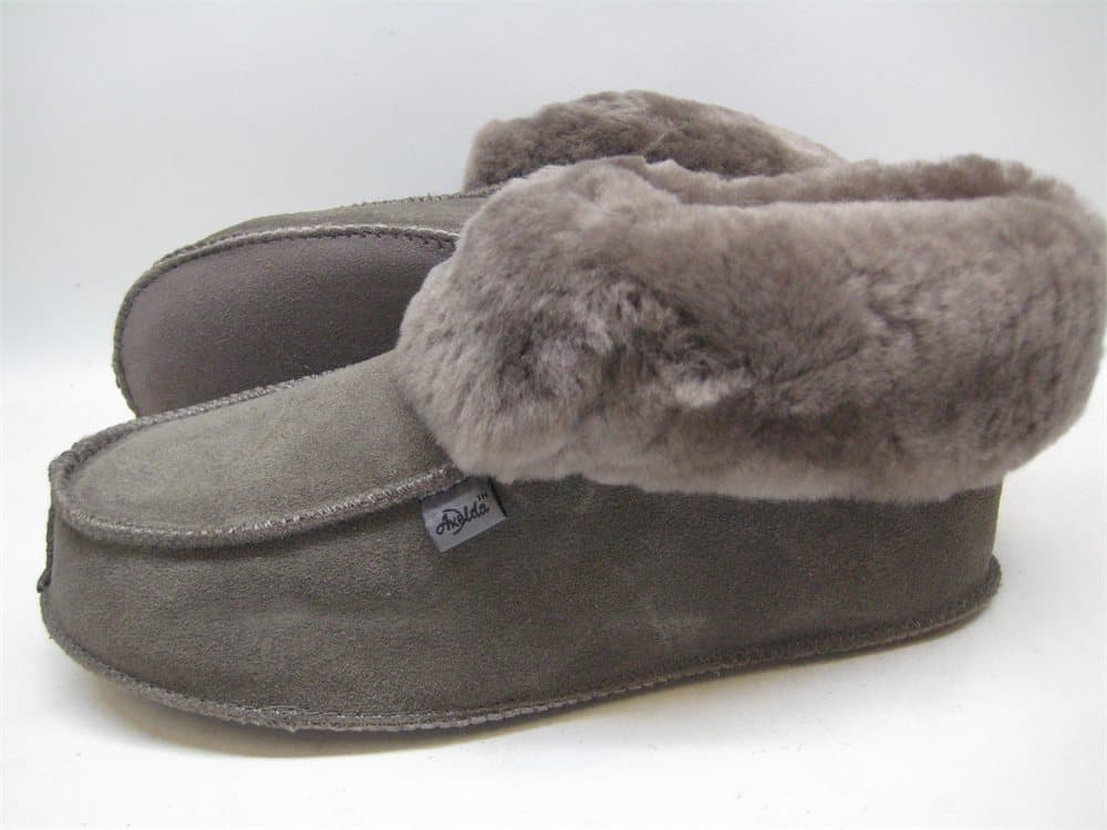 Pälstofflor Axelda Art 3304 brun Fårskinnstofflor Toffel