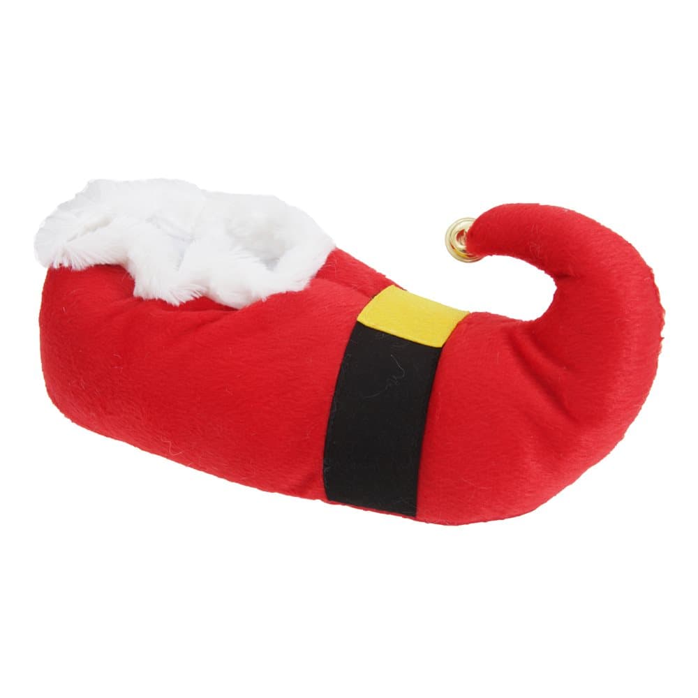 Unisex Christmas Santa Bell Detail Slippers