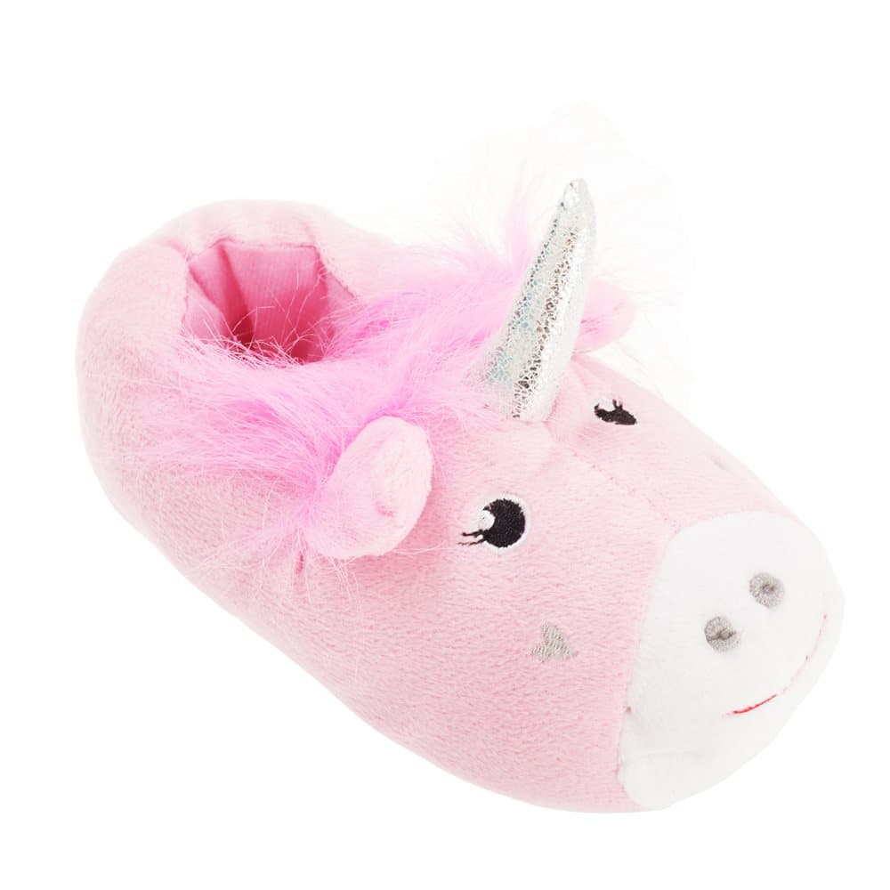 Slumberzzz Childrens Girls Unicorn Design Slippers