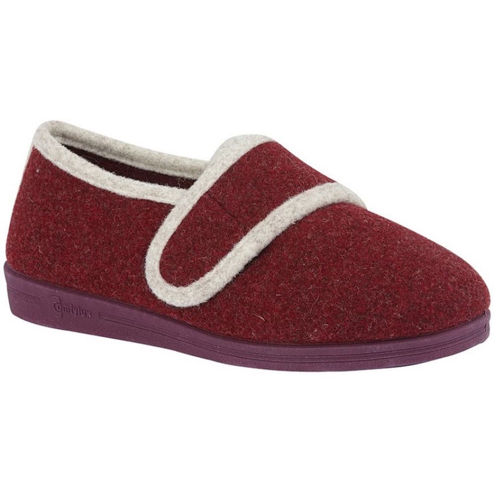 Comfylux Kvinnor / damer Eliza Superwide Touch Fastening Slipper
