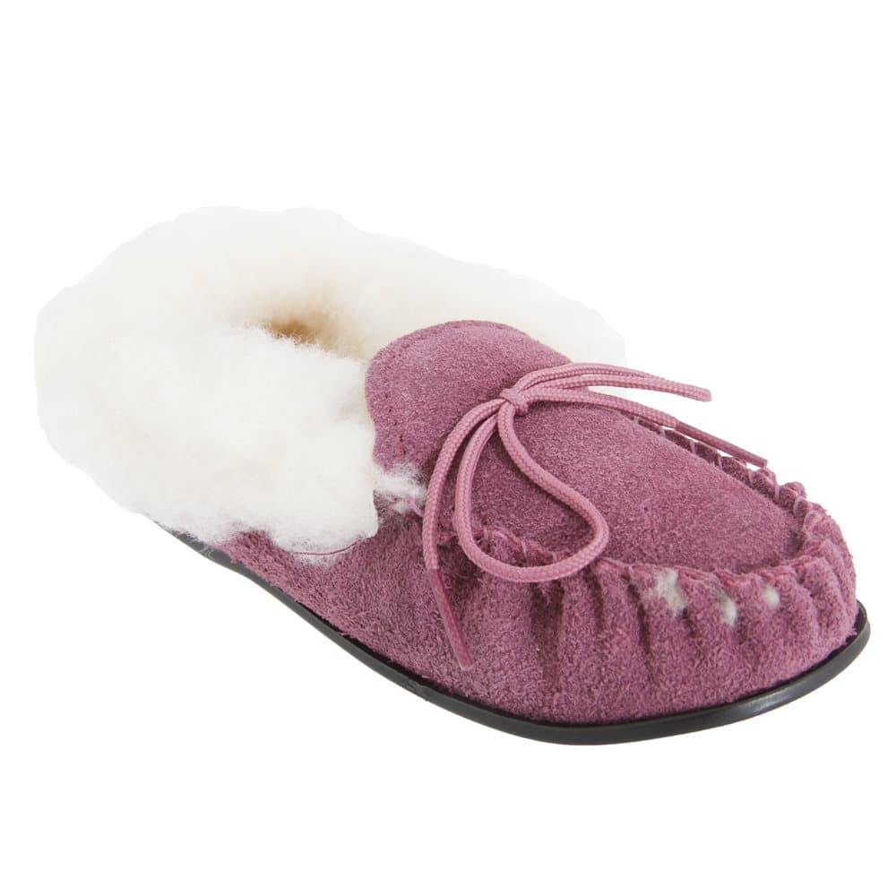 Mokkers Girls Kirsty Moccasin Real Suede Slippers