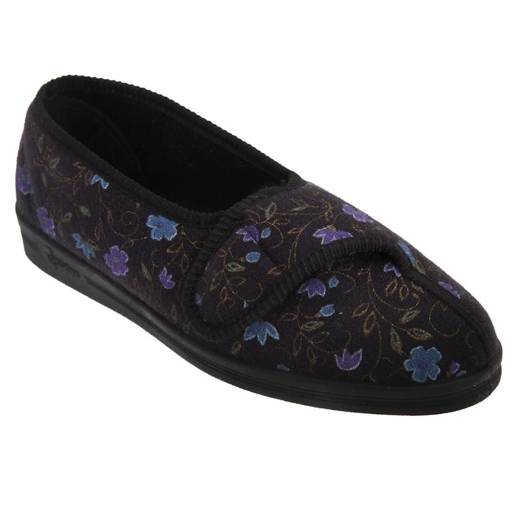 Comfylux Womens/Ladies Diana Floral Slippers