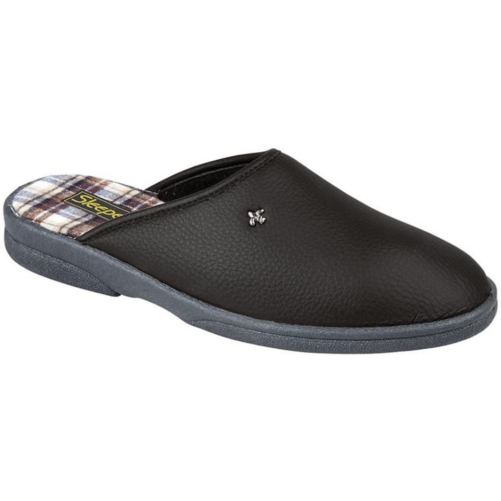 Sleepers Mens Dwight Outdoor Sole Mule Slippers